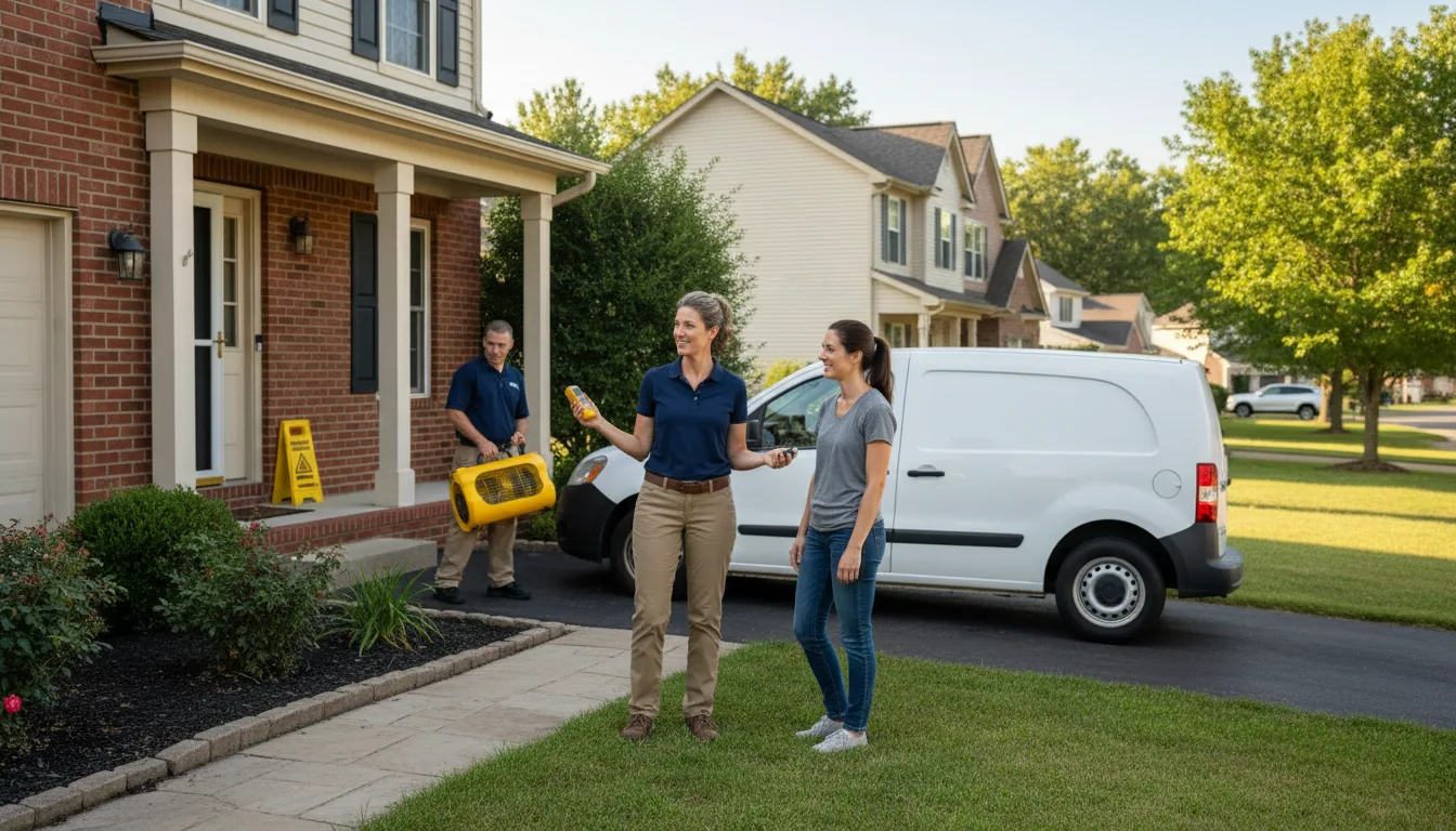 Water restoration image for Water Damage & Restoration Services in Lake Village, IN